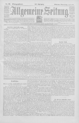 Allgemeine Zeitung Donnerstag 3. Juli 1902