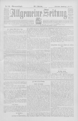 Allgemeine Zeitung Samstag 5. Juli 1902