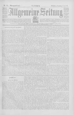 Allgemeine Zeitung Dienstag 8. Juli 1902