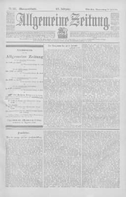 Allgemeine Zeitung Donnerstag 10. Juli 1902