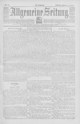 Allgemeine Zeitung Sonntag 20. Juli 1902