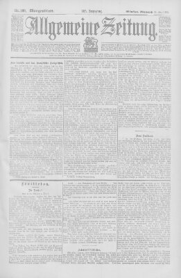 Allgemeine Zeitung Mittwoch 23. Juli 1902