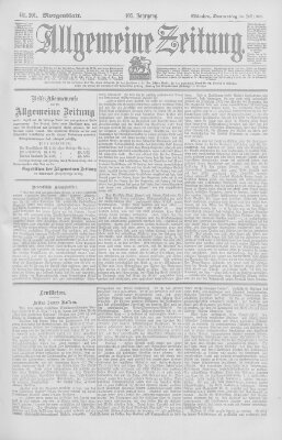 Allgemeine Zeitung Donnerstag 24. Juli 1902