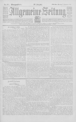 Allgemeine Zeitung Freitag 5. September 1902