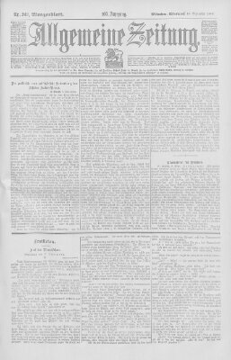 Allgemeine Zeitung Mittwoch 10. September 1902