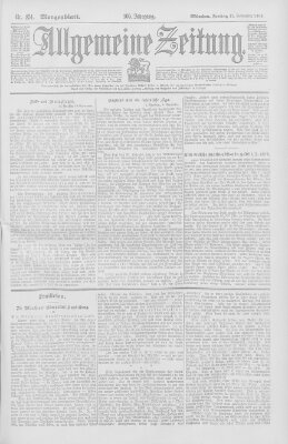 Allgemeine Zeitung Freitag 12. September 1902