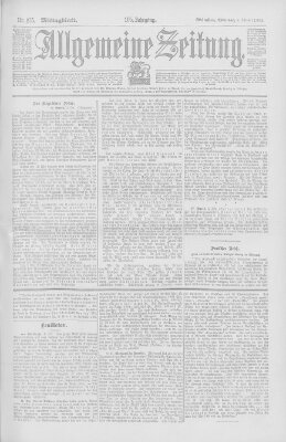 Allgemeine Zeitung Montag 6. Oktober 1902