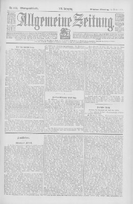 Allgemeine Zeitung Dienstag 14. Oktober 1902