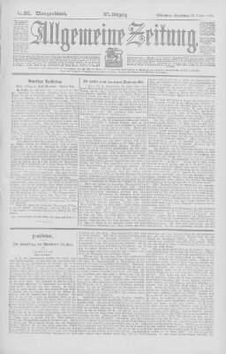 Allgemeine Zeitung Samstag 18. Oktober 1902