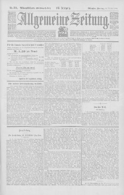 Allgemeine Zeitung Freitag 31. Oktober 1902