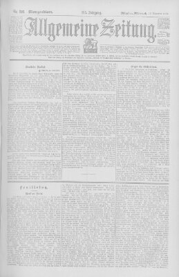 Allgemeine Zeitung Mittwoch 26. November 1902