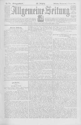 Allgemeine Zeitung Donnerstag 4. Dezember 1902