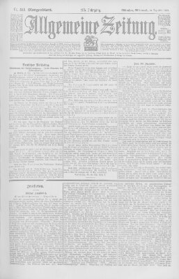 Allgemeine Zeitung Mittwoch 10. Dezember 1902