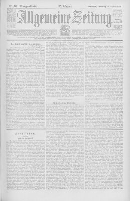 Allgemeine Zeitung Dienstag 16. Dezember 1902