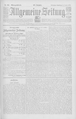 Allgemeine Zeitung Samstag 20. Dezember 1902