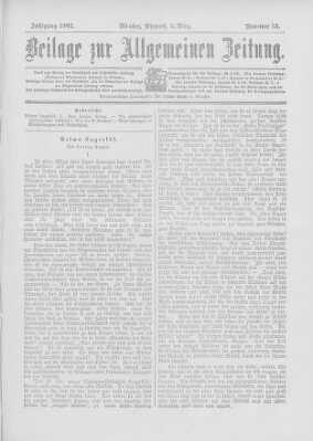 Allgemeine Zeitung Mittwoch 5. März 1902