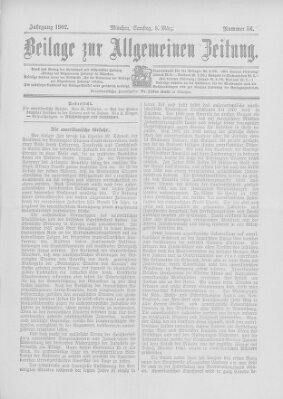 Allgemeine Zeitung Samstag 8. März 1902