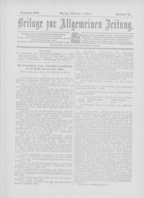 Allgemeine Zeitung Mittwoch 2. April 1902