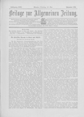 Allgemeine Zeitung Dienstag 27. Mai 1902