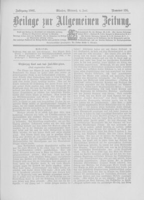 Allgemeine Zeitung Mittwoch 4. Juni 1902