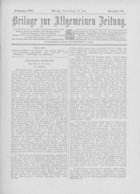 Allgemeine Zeitung Donnerstag 12. Juni 1902