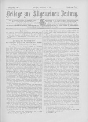 Allgemeine Zeitung Mittwoch 9. Juli 1902