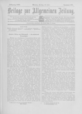 Allgemeine Zeitung Freitag 25. Juli 1902