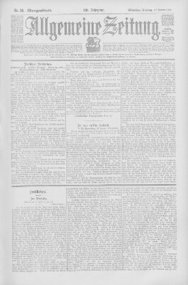 Allgemeine Zeitung Freitag 30. Januar 1903