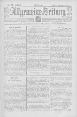 Allgemeine Zeitung Mittwoch 4. Februar 1903