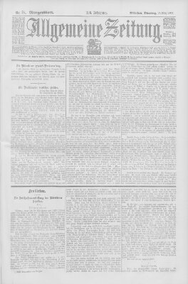 Allgemeine Zeitung Dienstag 17. März 1903