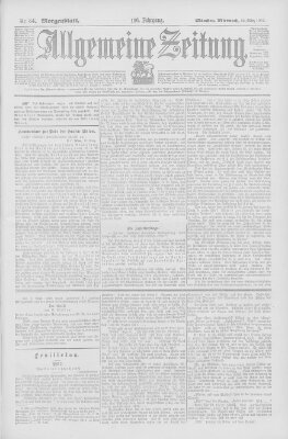 Allgemeine Zeitung Mittwoch 25. März 1903