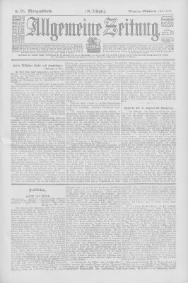 Allgemeine Zeitung Mittwoch 1. April 1903