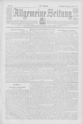 Allgemeine Zeitung Sonntag 5. April 1903