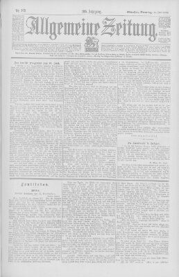 Allgemeine Zeitung Sonntag 14. Juni 1903