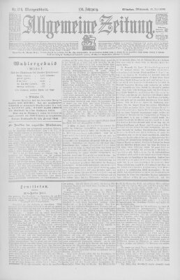 Allgemeine Zeitung Mittwoch 17. Juni 1903