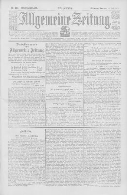 Allgemeine Zeitung Freitag 10. Juli 1903