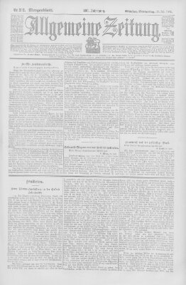 Allgemeine Zeitung Donnerstag 23. Juli 1903