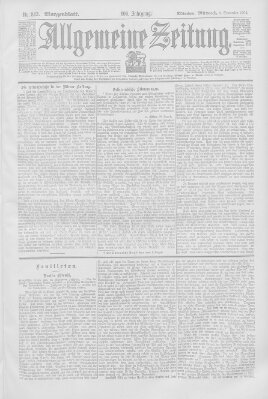 Allgemeine Zeitung Mittwoch 2. September 1903