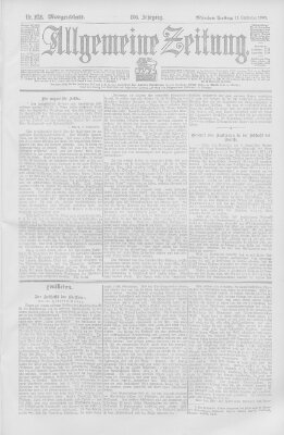 Allgemeine Zeitung Freitag 11. September 1903