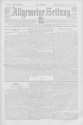 Allgemeine Zeitung Mittwoch 16. September 1903