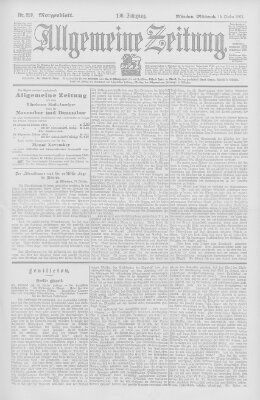 Allgemeine Zeitung Mittwoch 28. Oktober 1903