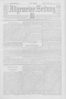 Allgemeine Zeitung Mittwoch 25. November 1903