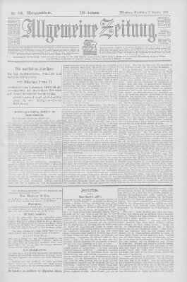 Allgemeine Zeitung Dienstag 29. Dezember 1903