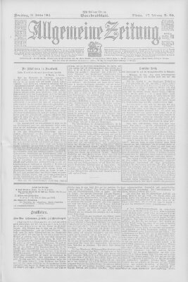 Allgemeine Zeitung Freitag 15. Januar 1904