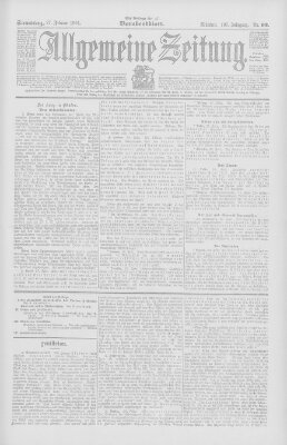 Allgemeine Zeitung Samstag 27. Februar 1904