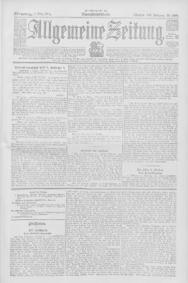 Allgemeine Zeitung Dienstag 8. März 1904