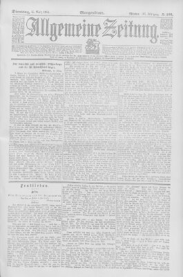 Allgemeine Zeitung Dienstag 15. März 1904