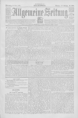 Allgemeine Zeitung Freitag 18. März 1904