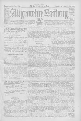 Allgemeine Zeitung Samstag 26. März 1904