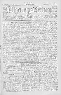 Allgemeine Zeitung Samstag 9. April 1904